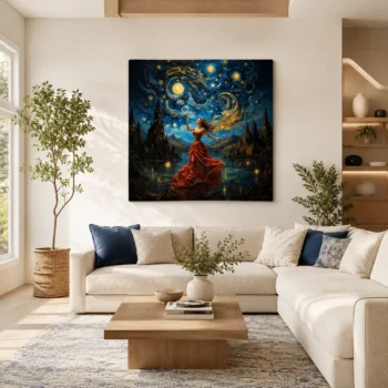 Celestial Symphony Canvas Wall Art
