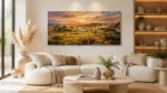 Serengeti Twilight Gathering Canvas Wall Art