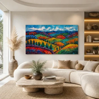Mosaic Hills Mosaic Canvas Wall Art