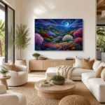 Tuscan Blossom Starry Night Canvas Wall Art